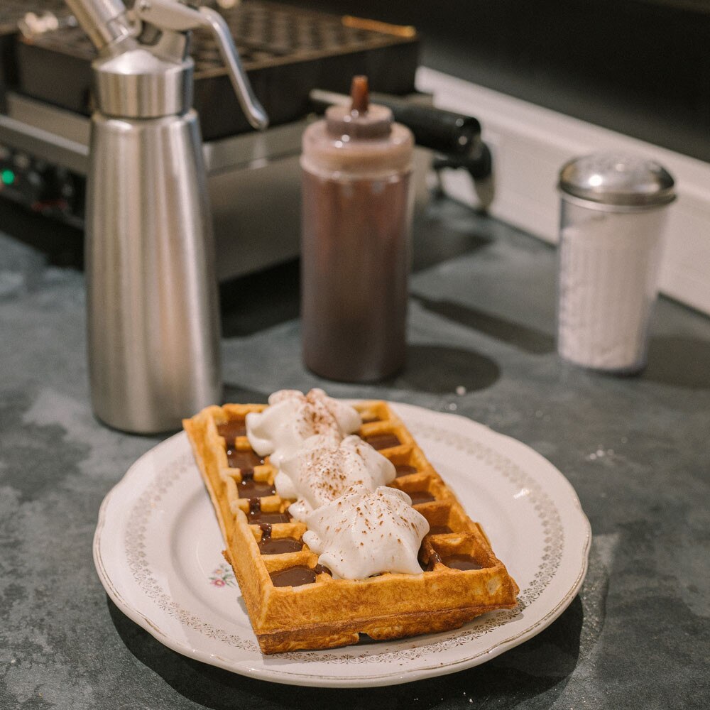 Krampouz 180 Degree Waffle Maker - 4x6 Brussels